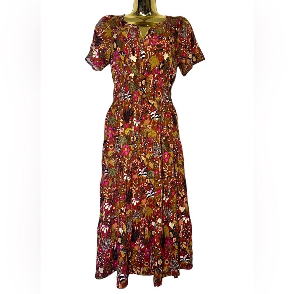 Latino Heritage Month x Target women’s smocked midi dress size XXS NWT